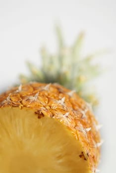 Close-up of a pineapple