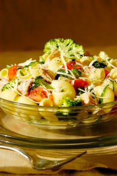 Close-up of a bowl of pasta