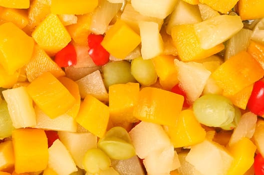 Close_up of fruit salad