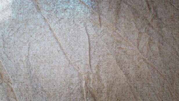 Cotton fabric for background, linen texture background .Rough fabric for the background . Natural linen background