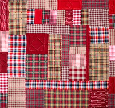 a patchwork background with different patterns