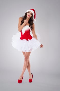 Sweet kisses in christmas time