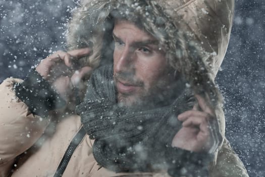 Bad weather in winter season
