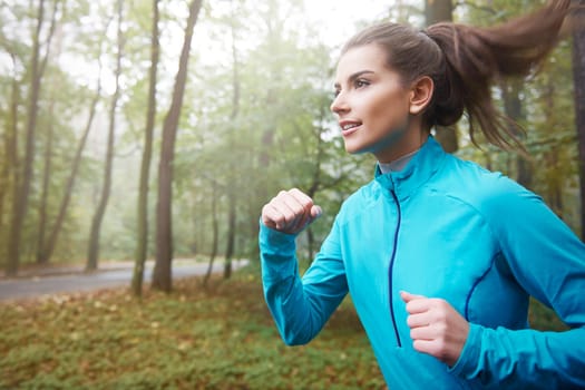 I always start a day for running
