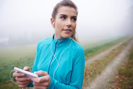 Good sounds help me find motivation for running