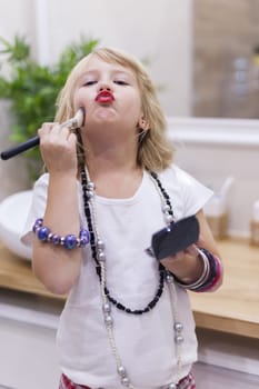 Sweet kisses from little princess