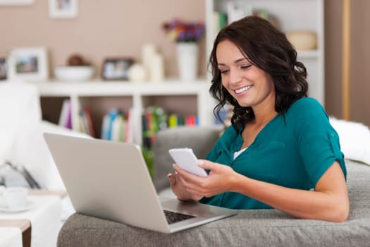Scanning by application of smartphone from laptop