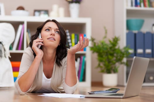 She has problems with home finance