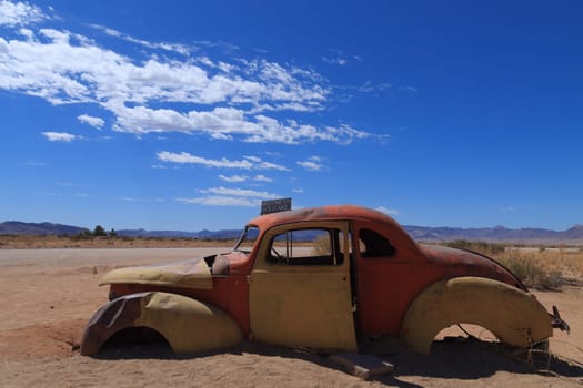 Abandoned car from Solitaire, Namibia