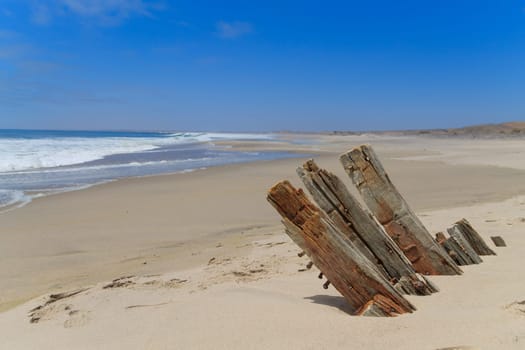 A view from Skeleton Coast National Park, Namibia