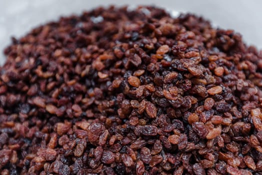 Dried grapes, raisins in large quantities. Dried grapes, raisins in large quantities.