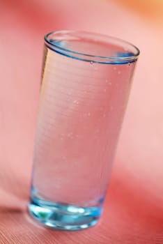 Close-up of a glass of soda