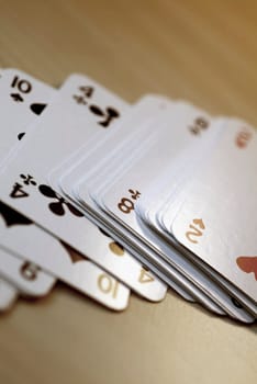 Close-up of playing cards