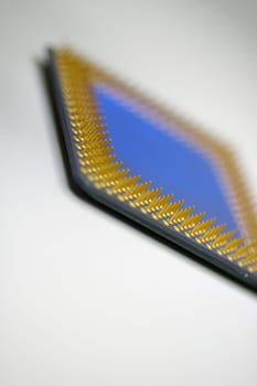 Close-up of a computer chip