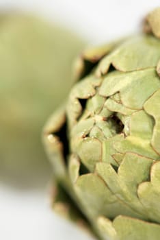 Close-up of an artichoke (Cynara scolymus)