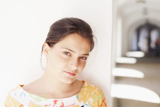 Portrait of a young woman