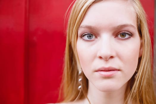 Portrait of a young woman