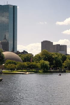 Skyscrapers at the waterfront, Boston, Massachusetts, USA