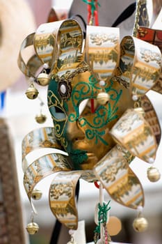 Close-up of a mask