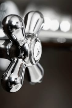 Close-up of a faucet