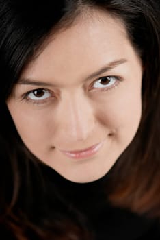 Portrait of a young woman smiling