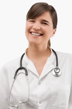 Portrait of a female doctor smiling