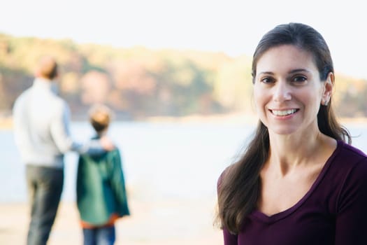 Portrait of a mid adult woman smiling