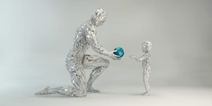 Give Your Child the World as Parenting Concept