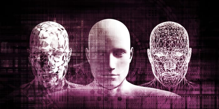 Deep Learning and Machine Artificial Intelligence Concept