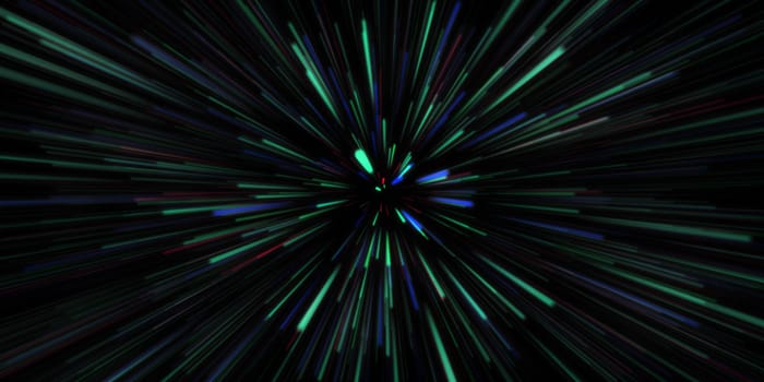 Blue Green Internet Speed Fibre Optics Fast Connection Concept