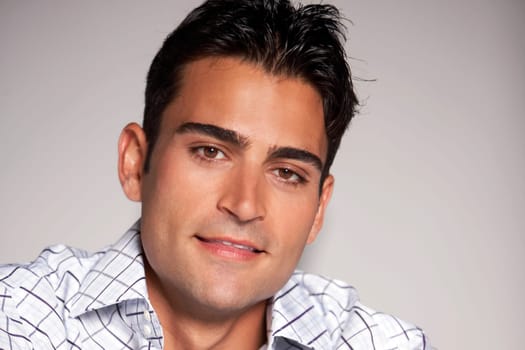 Portrait of a mid adult man smiling