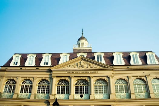 Low angle view of a museum, Louisiana State Museum, New Orleans, Louisiana, USA