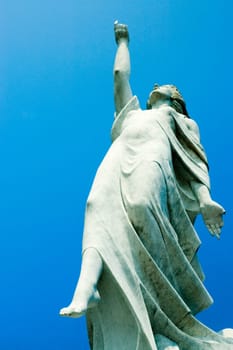 Low angle view of a statue, New Orleans, Louisiana, USA