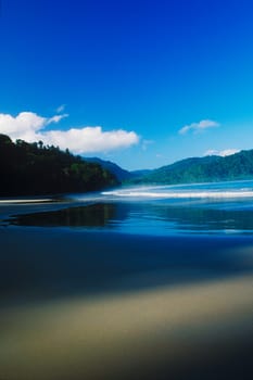 Tide on the beach, Caribbean