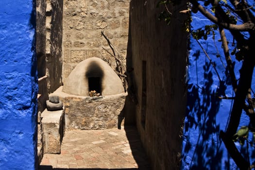 Stone structure in a building, Santa Catalina Convent, Arequipa, Peru