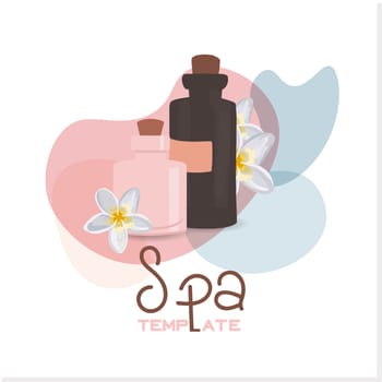 Spa and relaxation. Cosmetics. Personal care. Beautiful spa, great design for any purposes.
