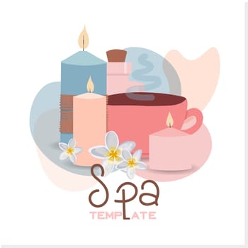 Spa and relaxation. Cosmetics. Personal care. Beautiful spa, great design for any purposes.