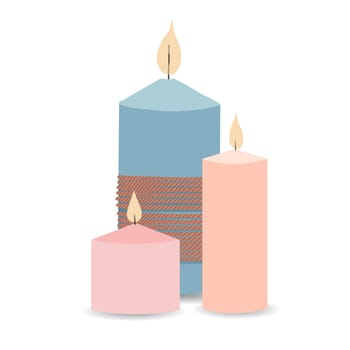Composition of cosmetic products. Cosmetics. Vector illustration.