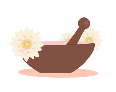 Composition of cosmetic products. Cosmetics. Vector illustration.