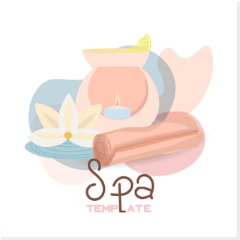 Spa and relaxation. Cosmetics. Personal care. Beautiful spa, great design for any purposes.