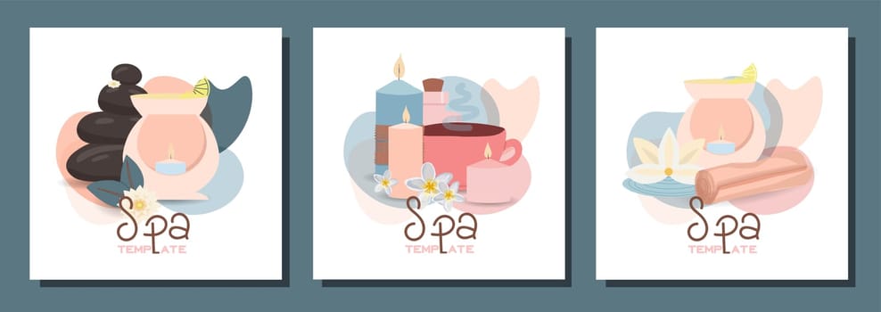 Flat banner set of natural cosmetics and herbal perfumery, organic beauty products, eco-friendly shopping elements for face and body care. Flat banner set natural in modern style on white background