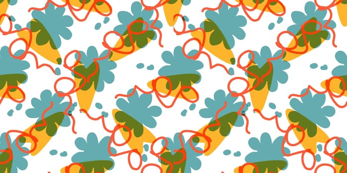 Seamless pattern with hearts. Background for Valentine's Day. Romantic seamless pattern. Falling in love and romance. Bright colors. Positive mood.
