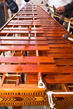 Musicians playing marimba, San Cristobal De Las Casas, Chiapas, Mexico