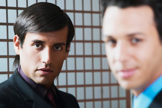 Portrait of two businessmen