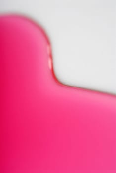 Close_up of pink paint
