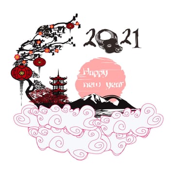 Chinese new year 2021 year of the ox