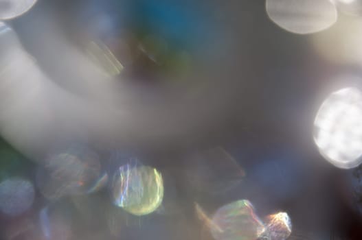 a Bokeh glam textures reflections