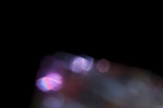 a Bokeh glam textures reflections