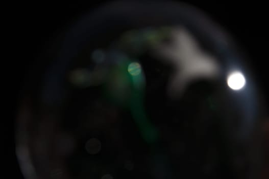 a Bokeh glam textures reflections