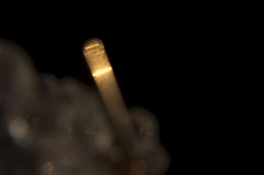 a Bokeh glam textures reflections